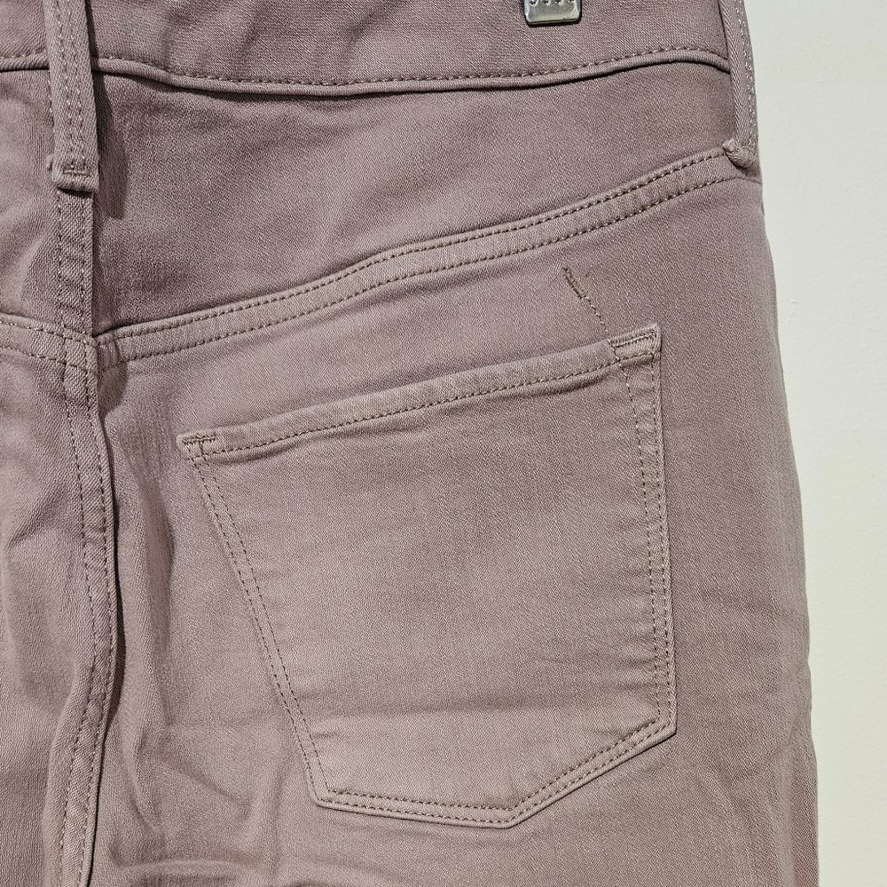 Mossimo High Rise Skinny Jeans Size 8 x 27 Power Stretch Purple Regular Pants